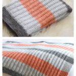Easy Mae Ribbed Blanket Free Knitting Pattern