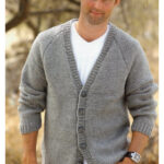 Easy Men’s Cardigan Knitting Pattern