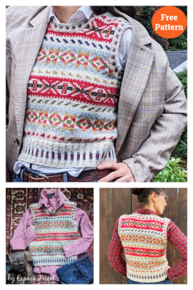 Flagship Vest Free Knitting Pattern