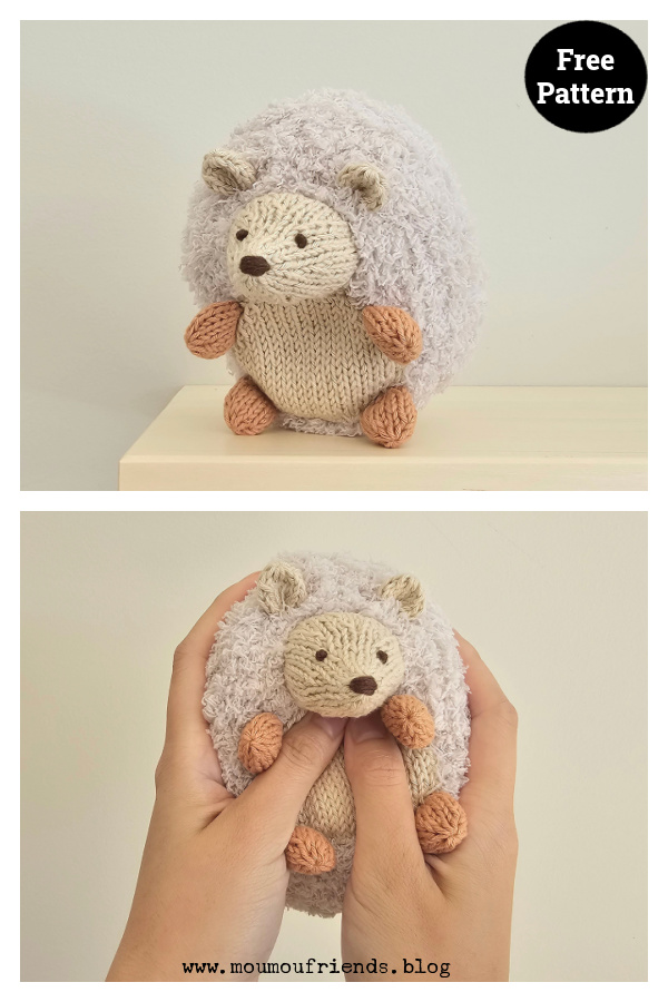 Hedgehog Toy Free Knitting Pattern