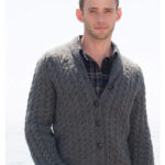 Hey Handsome Cable Cardigan Free Knitting Pattern