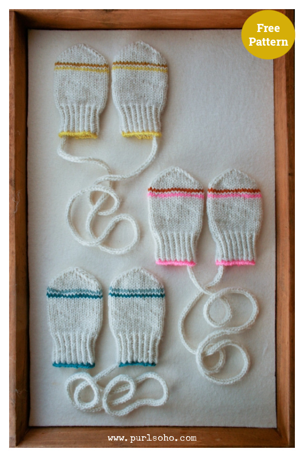 Infant Mittens Free Knitting Pattern