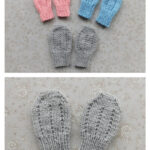 Jack & Jill Baby Mittens Free Knitting Pattern