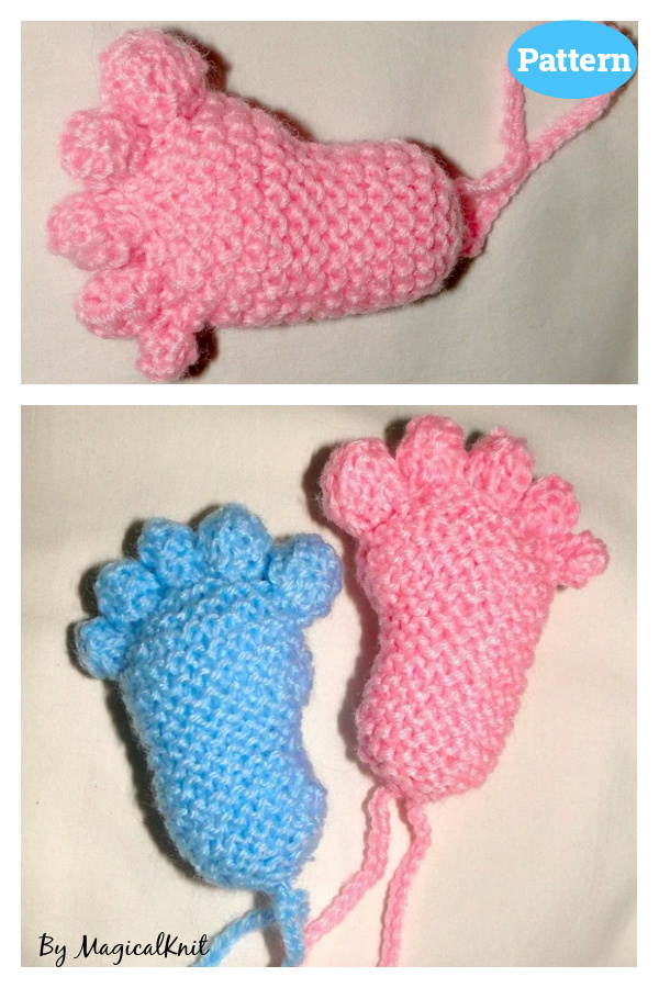 Lovely Baby Feet Knitting Pattern