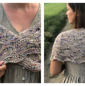 Mae Flower Shawl Free Knitting Pattern