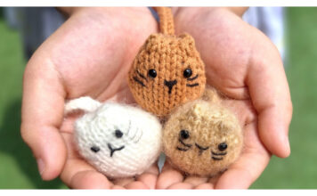 Mini Cat Free Knitting Pattern