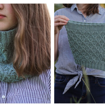 Osier Cowl Free Knitting Pattern