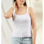 Panama Tank Free Knitting Pattern