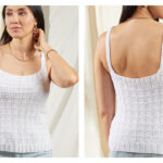 Panama Tank Free Knitting Pattern