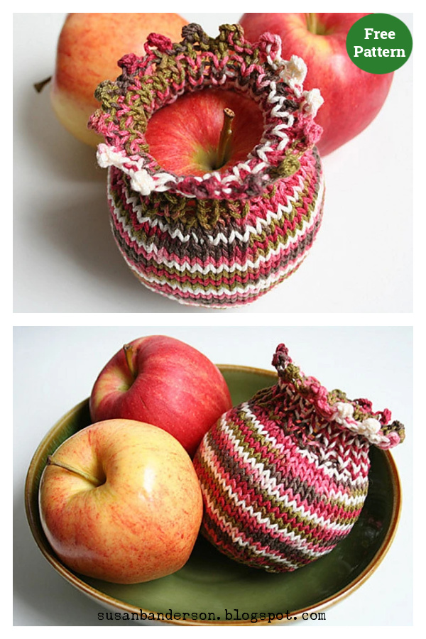 Pear Apple Cozy Free Knitting Pattern