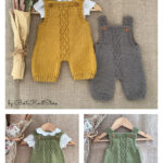 Pineapple Overalls Knitting Pattern