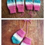 Rocket Pop Baby Mitts Free Knitting Pattern