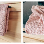 Sage Tea Towel Free Knitting Pattern