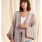 Sideways Ribbed Shrug Free Knitting Pattern