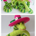 Snake Boa Beauty Amigurumi Knitting Pattern