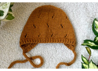 Twig Bonnet Free Knitting Pattern