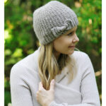 Bowtiful Beanie Free Knitting Pattern