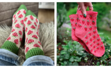 Berry Socks Knitting Patterns