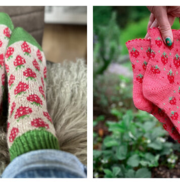 Berry Socks Knitting Patterns