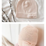 Bow Children’s Beanie Free Knitting Pattern