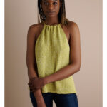 Drawstring Camisole Free Knitting Pattern