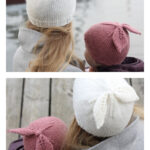 Happy Bow Hat Free Knitting Pattern