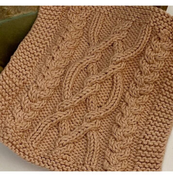 Iron Gate Dishcloth Free Knitting Pattern