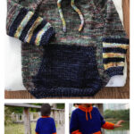 Kangaroo Pocket Sweatshirt Knitting Pattern