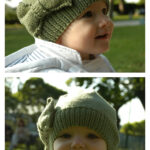 Kids Hat with Bow Knitting Pattern