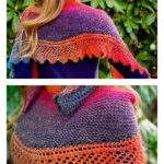 Lace Edged Shawl Free Knitting Pattern