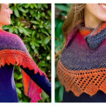 Lace Edged Shawl Free Knitting Pattern