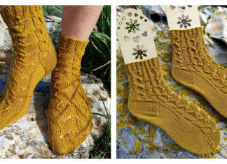 Making Waves Socks Free Knitting Pattern