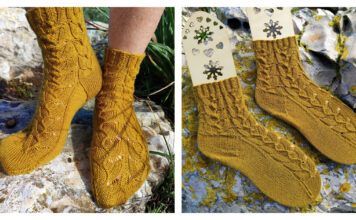Making Waves Socks Free Knitting Pattern