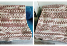 Nordic Sampler Scandinavian Blanket Free Knitting Pattern