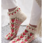 Strawberry Socks Free Knitting Pattern