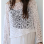 Summer Mesh Sweater Free Knitting Pattern