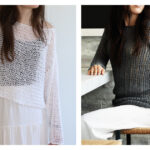 Summer Mesh Sweater Free Knitting Patterns