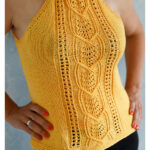 Summer Sun Halter Neck Top Knitting Pattern