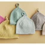 Top Knot Baby Hat Free Knitting Pattern