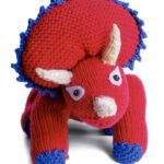 Triceratops Free Knitting Pattern