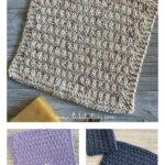 Wicker Washcloth Free Knitting Pattern