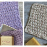 Wicker Washcloth Free Knitting Pattern