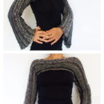 Boho Cropped Shrug Knitting Pattern