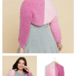 Brioche Rib Shrug Free Knitting Pattern