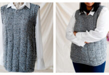 Heritage Tweed Vest Free Knitting Pattern