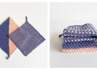Modern Wash Cloths Free Knitting Pattern