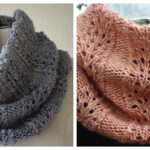 Plumettes Lace Cowl Free Knitting Pattern