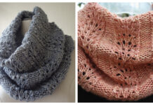 Plumettes Lace Cowl Free Knitting Pattern