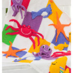 Sea Creatures Throw Blanket Free Knitting Pattern