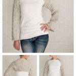 Shrug Sweater Crop Top Free Knitting Pattern